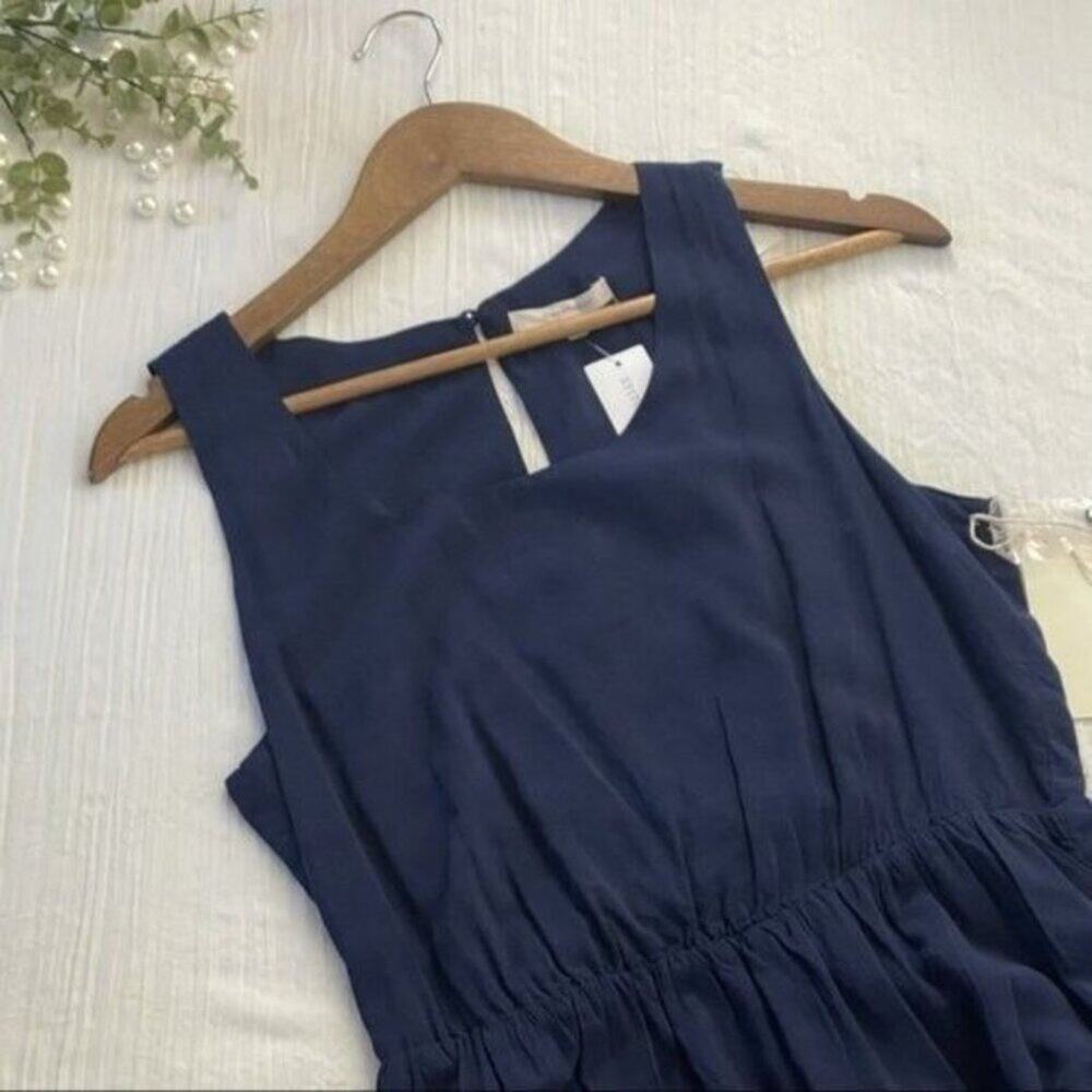 41 Hawthorn Dress Womens Medium NWT Sleeveless Nautical Fit & Flare Blue/White - Picture 3 of 7